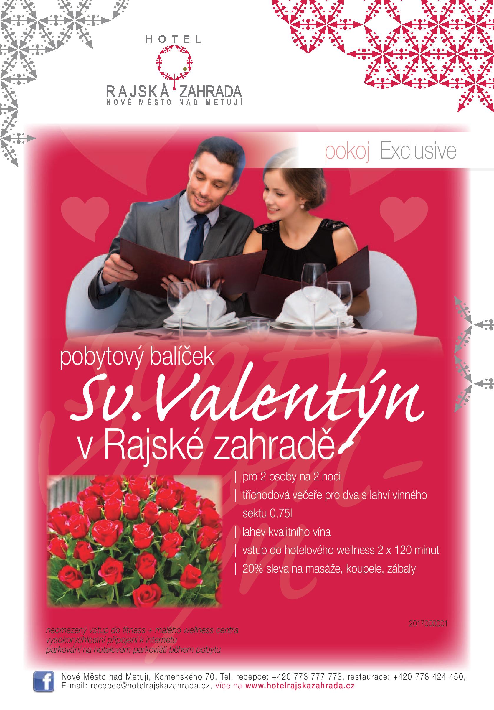Svatý Valentýn - pokoj EXCLUSIVE