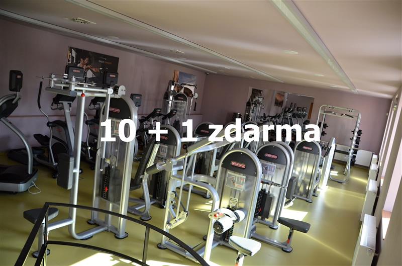 11 vstupů do Fitness centra Rajská zahrada